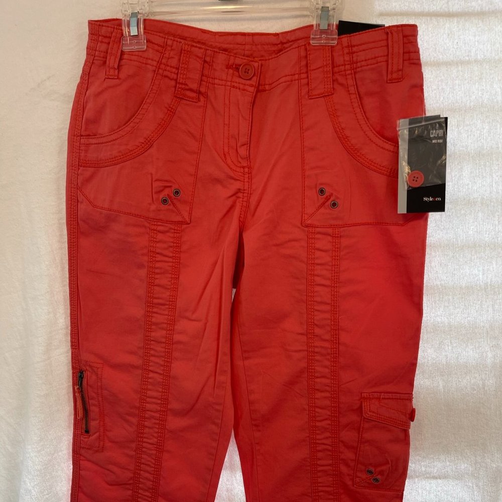 STYLE & CO Women's Cargo Capri Pants